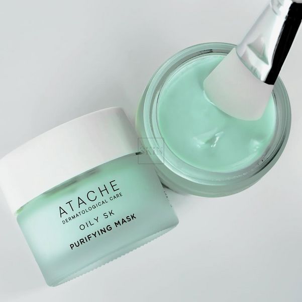 Антибактеріальна очищуюча маска Atache Oily Skin Purifying Mask 100 ml 000380 фото