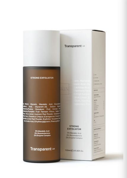 Інтенсивний відлущувальний тонер для сяйва обличчя Transparent Lab Strong Exfoliator 130 ml 000549 фото