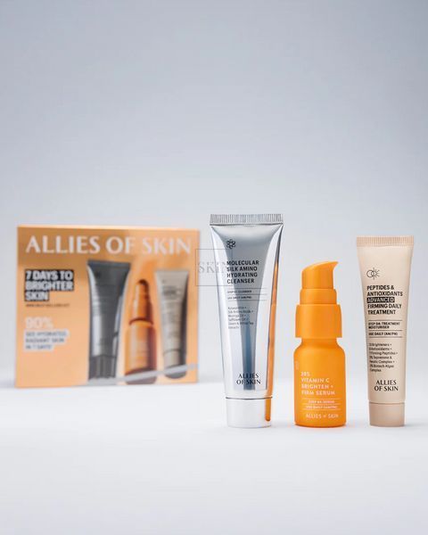 Набір для сяйва шкіри Allies of Skin 7 Days to Brighter Skin Kit 000531 фото