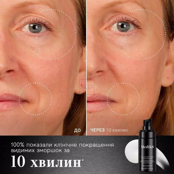 Cироватка для боротьби з ознаками старіння шкіри Medik8 Liquid Peptides Advanced MP 30 ml 000313 фото