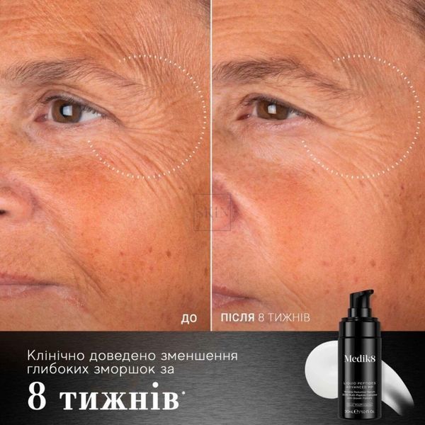 Cироватка для боротьби з ознаками старіння шкіри Medik8 Liquid Peptides Advanced MP 30 ml 000313 фото