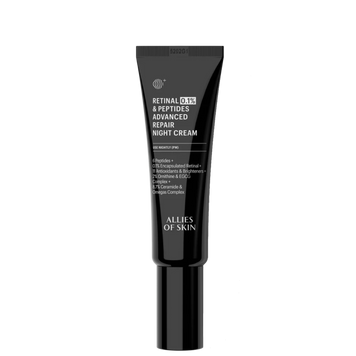 Крем нічний антивіковий з ретиналем 0.1% Allies of Skin Retinal & Peptides Advanced Repair Night Cream 48 ml 000503 фото