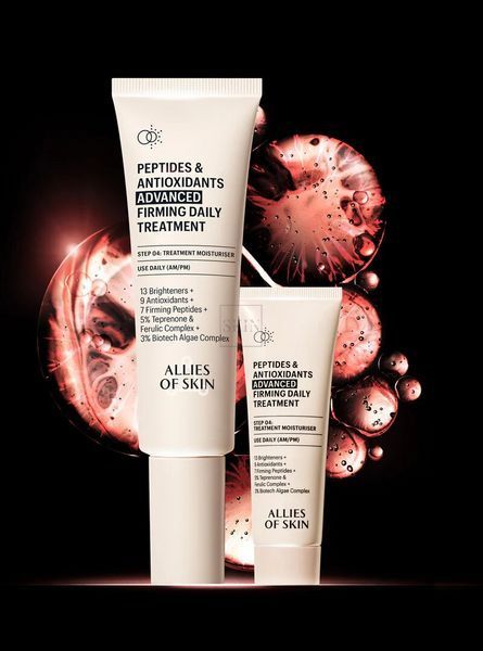Крем денний з пептидами та антиоксидантами Allies of Skin Peptides & Antioxidants Advanced Firming Daily Treatment 12 ml 000504 фото